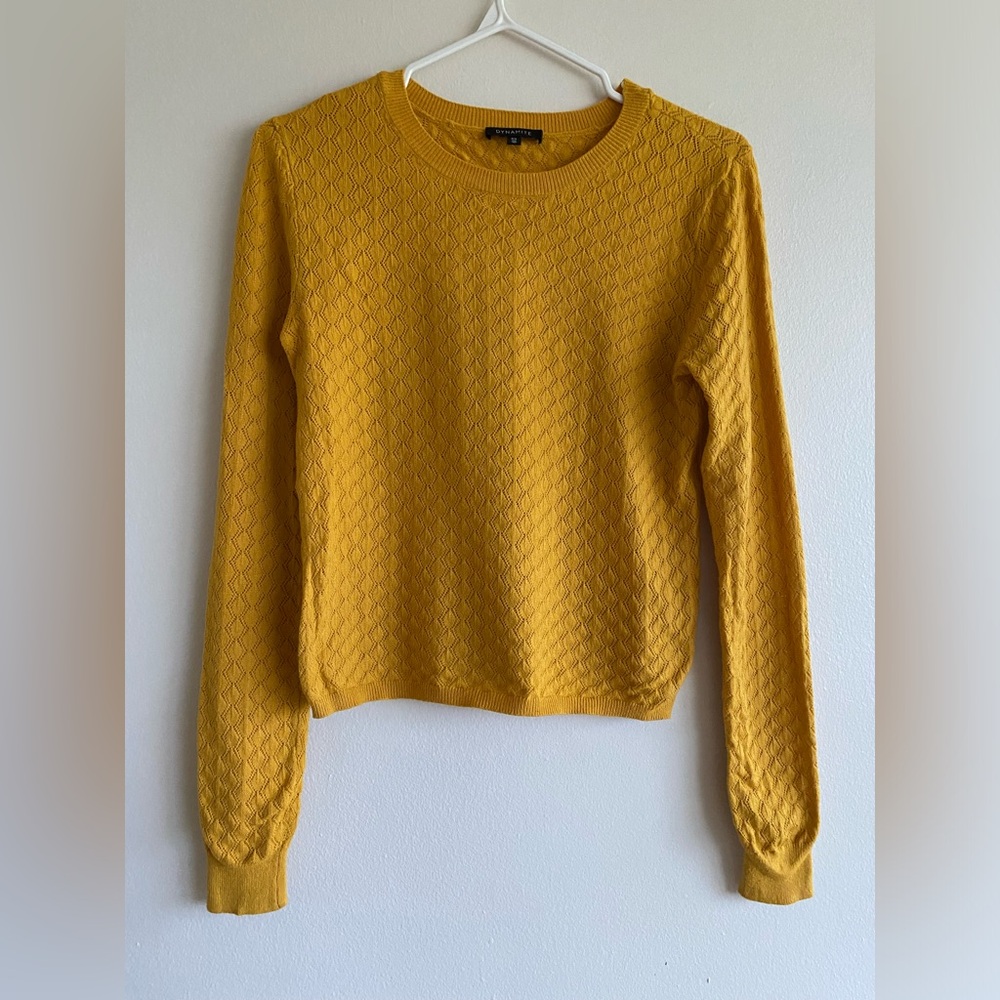Dynamite Sweater Mustard Yellow Women’s Small